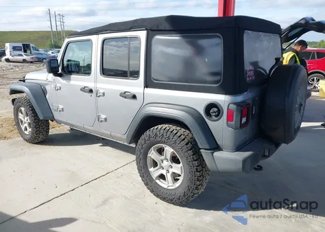 2018 Jeep Wrangler Unlimited Sport S 4X4 from USA, damaged, VIN 1C4HJXDG4JW157805